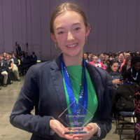 Page DECA student
